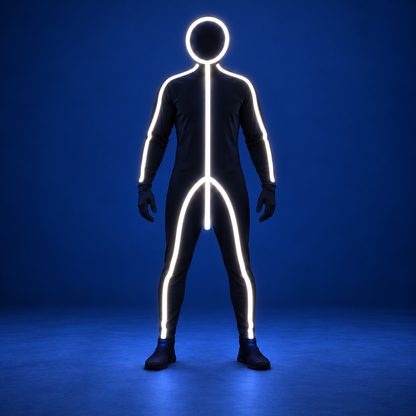NightGlow Stick Figure Costume