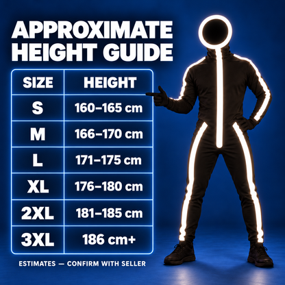 NightGlow Stick Figure Costume